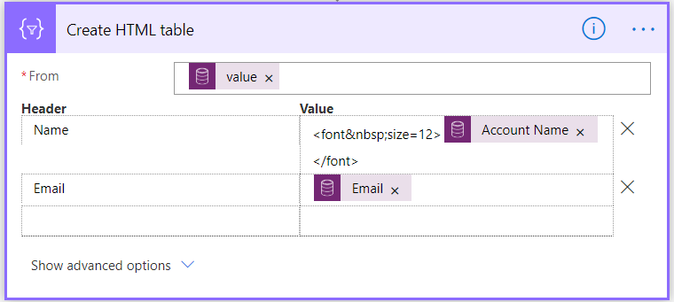  Create Html Table From Excel Power Automate Bios Pics